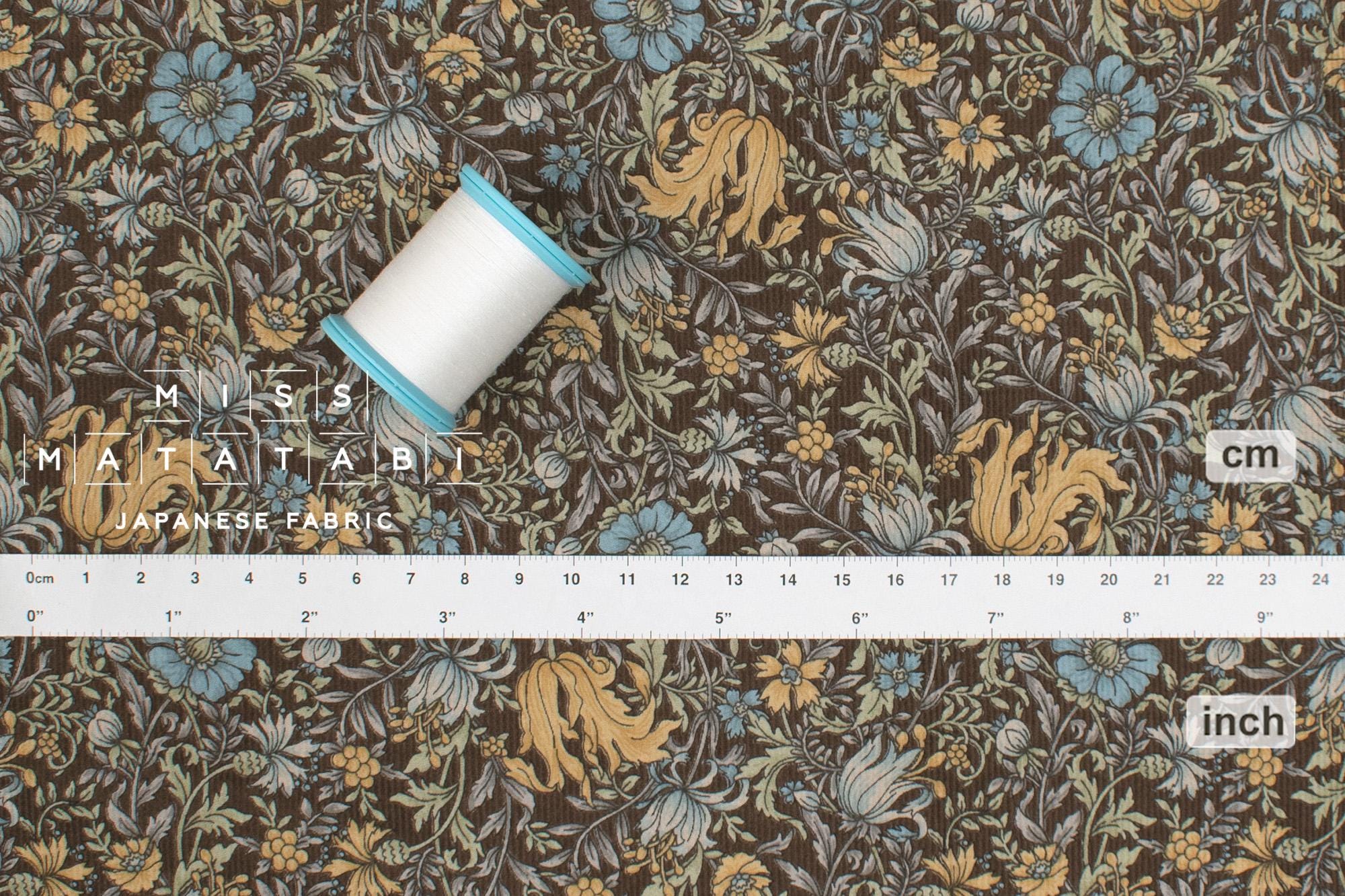 DEADSTOCK Japanese Fabric Corduroy Jaime - C - 50cm