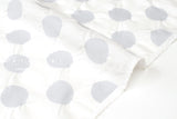 DEADSTOCK Japanese Fabric Cotton Ripple Dots - grey - 50cm