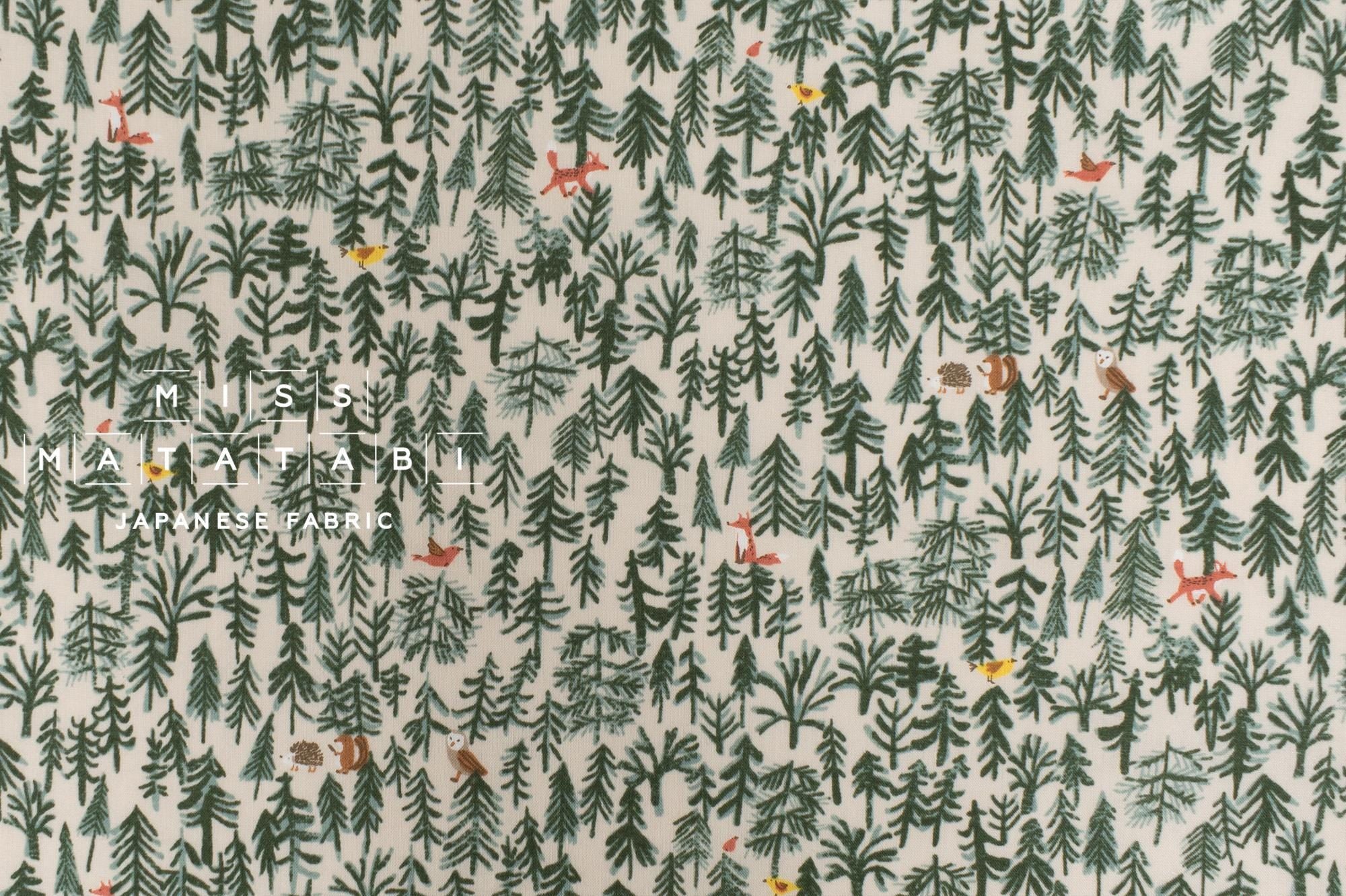 Japanese Fabric Little Fox - A - 50cm