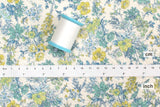 Japanese Fabric Cotton Ripple Pheobe Floral - C - 50cm