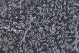 Japanese Fabric Woodland - D navy blue - 50cm