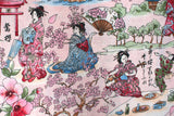 Japanese Fabric Kyoto Oiran - pink - 50cm