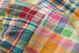 Yarn Dyed Madras Check Cotton Patchwork - 8 - 50cm