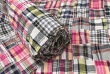 Yarn Dyed Madras Check Cotton Patchwork - 4 - 50cm