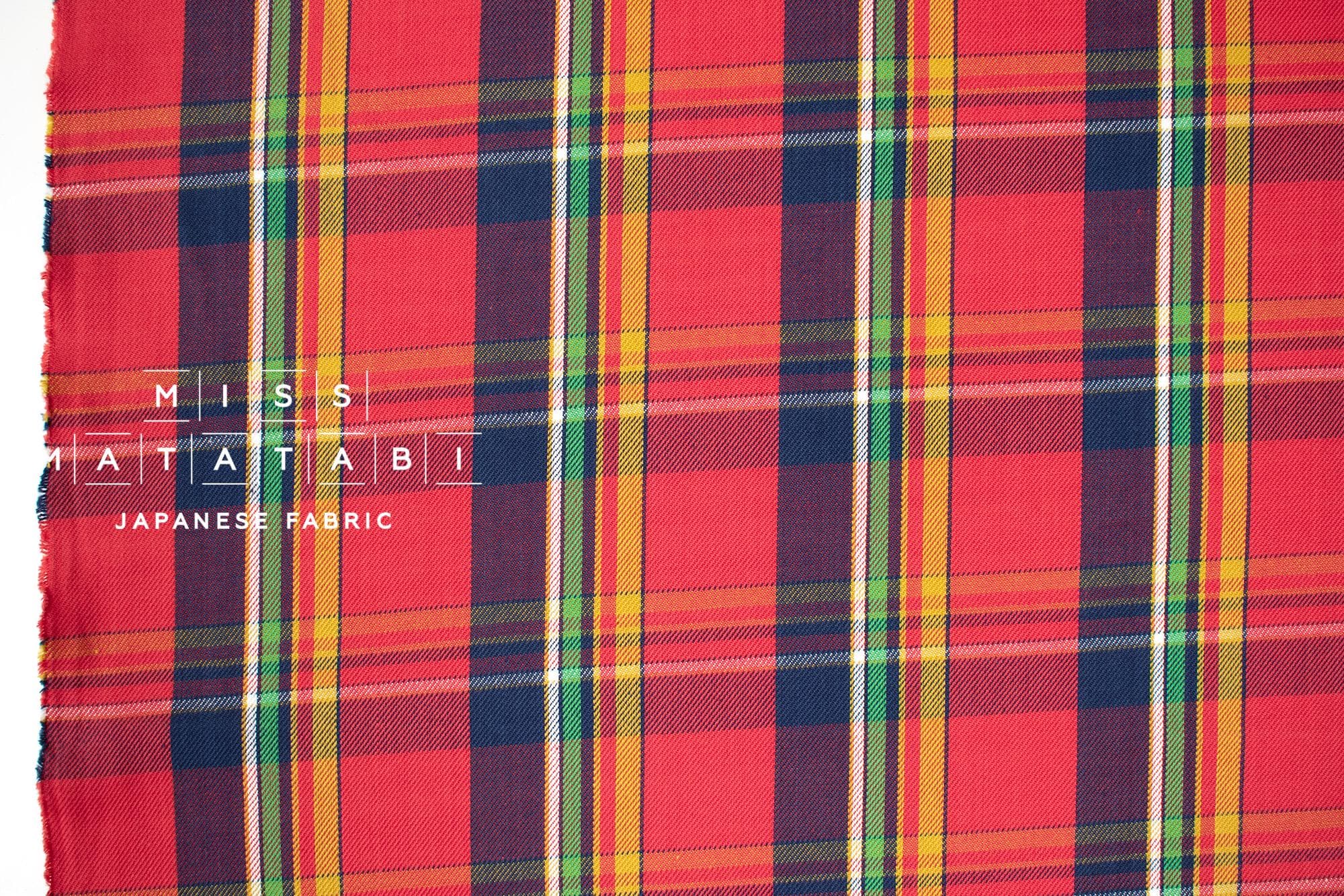 Yarn Dyed Medium Madras Check - 9 - 50cm