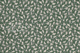 DEADSTOCK Japanese Fabric Marmalade Cat Brushed Cotton - green - 50cm