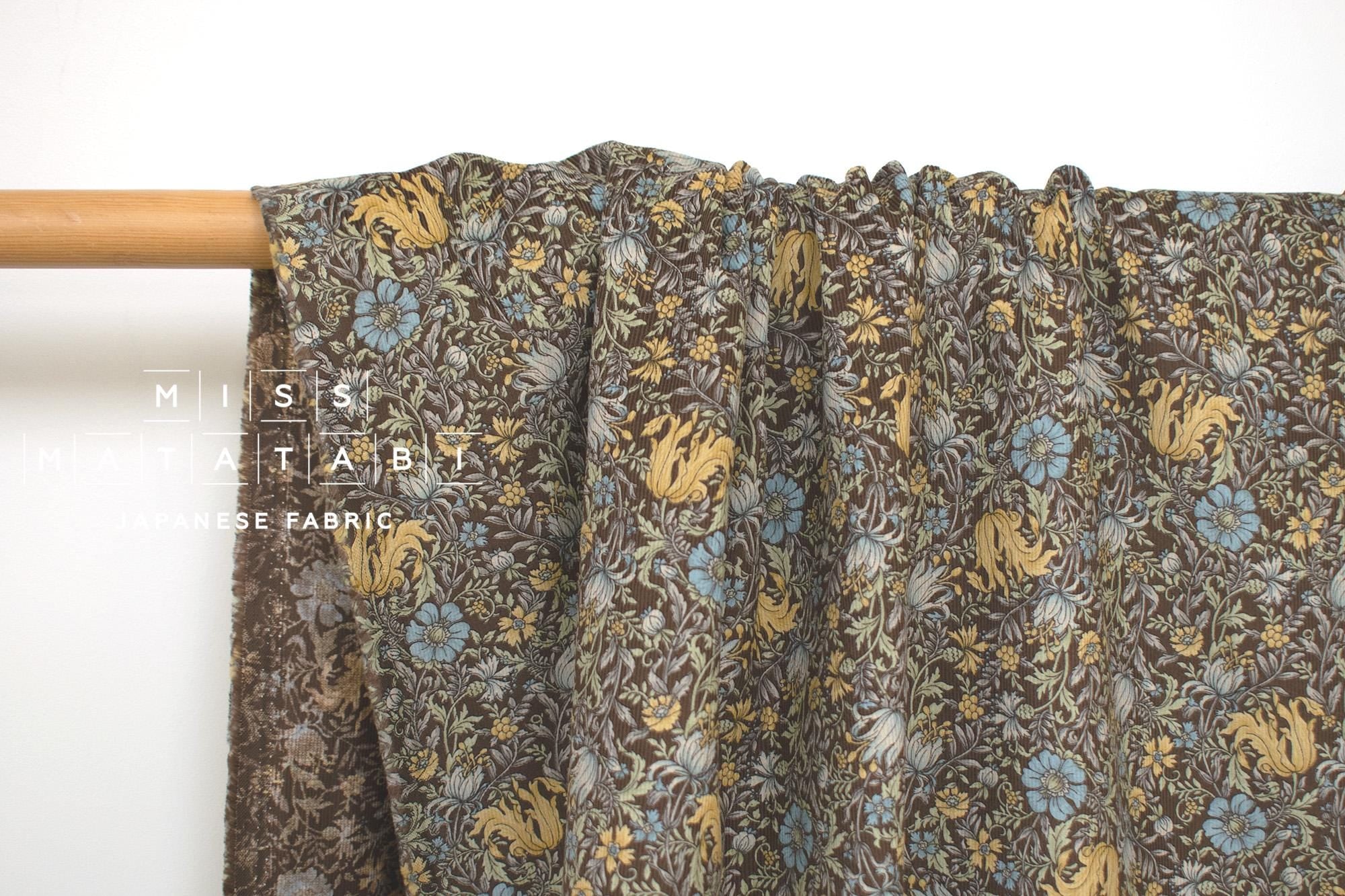 DEADSTOCK Japanese Fabric Corduroy Jaime - C - 50cm