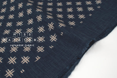 Shokunin Collection Hand-printed Japanese Fabric Igeta - 19A - 50cm