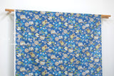 Japanese Fabric Chirimen Inu Hariko - blue - 50cm