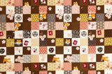 Japanese Fabric Shiba Inu Patch - brown - 50cm