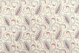 DEADSTOCK Japanese Fabric Organic Cotton Paisley - 50cm