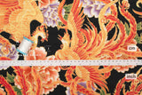 Japanese Fabric Phoenix Slub Cotton - E - 50cm