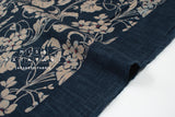 Shokunin Collection Hand-printed Japanese Fabric Kusabana - 22A - 50cm