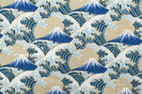 Japanese Fabric Hokusai Waves - A - 50cm