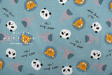 Japanese Fabric Hi My Zoo - A3 - 50cm