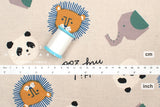 Japanese Fabric Hi My Zoo - A1 - 50cm