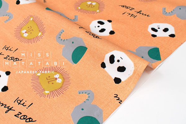 Japanese Fabric Hi My Zoo - A2 - 50cm