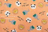 Japanese Fabric Hi My Zoo - A2 - 50cm