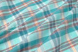 DEADSTOCK Japanese Fabric Madras Check Cotton - B - 50cm