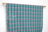 DEADSTOCK Japanese Fabric Madras Check Cotton - C - 50cm