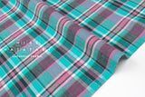 DEADSTOCK Japanese Fabric Madras Check Cotton - C - 50cm