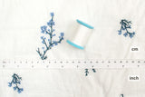 Japanese Fabric Embroidered Cotton - B1 - 50cm