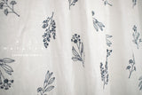 Japanese Fabric Embroidered Linen Blend II - B1 - 50cm