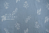 Japanese Fabric Embroidered Linen Blend II - B2 - 50cm