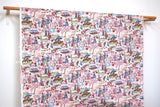 Japanese Fabric Kyoto Oiran - pink - 50cm