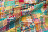 Yarn Dyed Madras Check Cotton Patchwork - 8 - 50cm