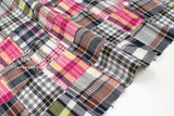 Yarn Dyed Madras Check Cotton Patchwork - 4 - 50cm