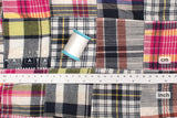 Yarn Dyed Madras Check Cotton Patchwork - 4 - 50cm