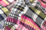 Yarn Dyed Madras Check Cotton Patchwork - 4 - 50cm