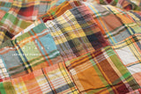 Yarn Dyed Madras Check Cotton Patchwork - 14 - 50cm