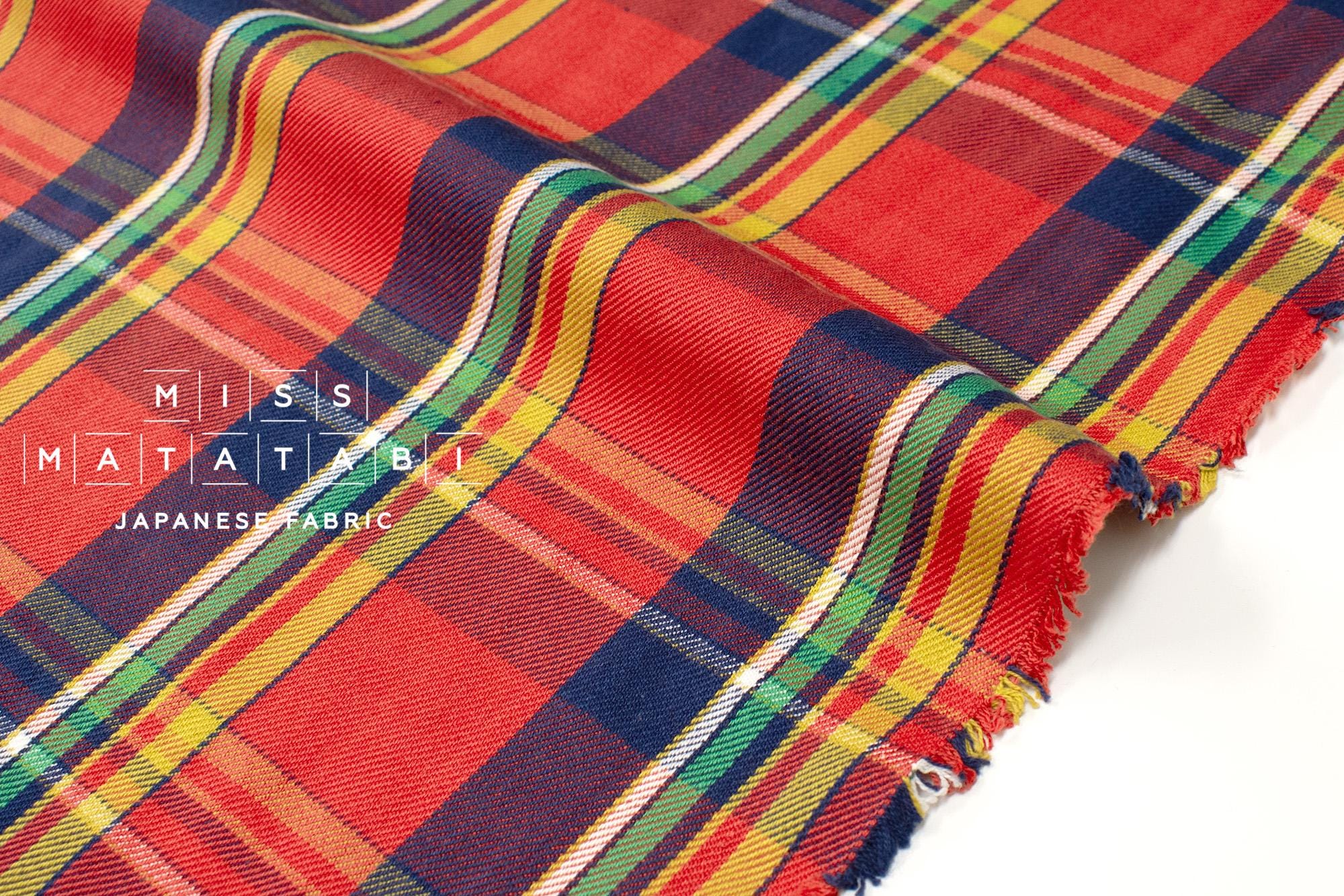 Yarn Dyed Medium Madras Check - 9 - 50cm