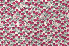 Japanese Fabric Summer Roses - A - 50cm