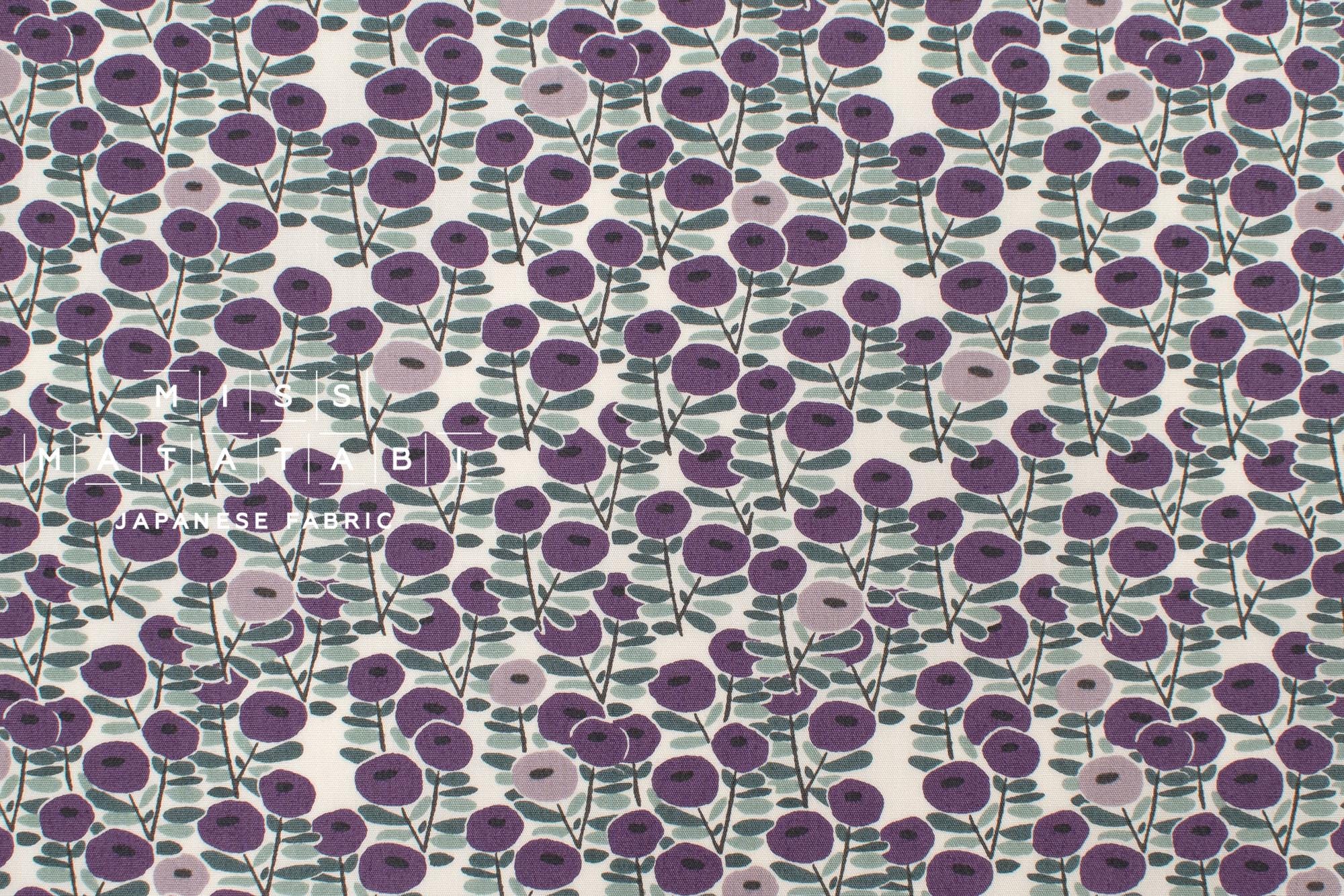 Japanese Fabric Summer Roses - E - 50cm
