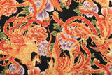 Japanese Fabric Phoenix Slub Cotton - E - 50cm