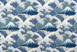 Japanese Fabric Hokusai Waves - B - 50cm