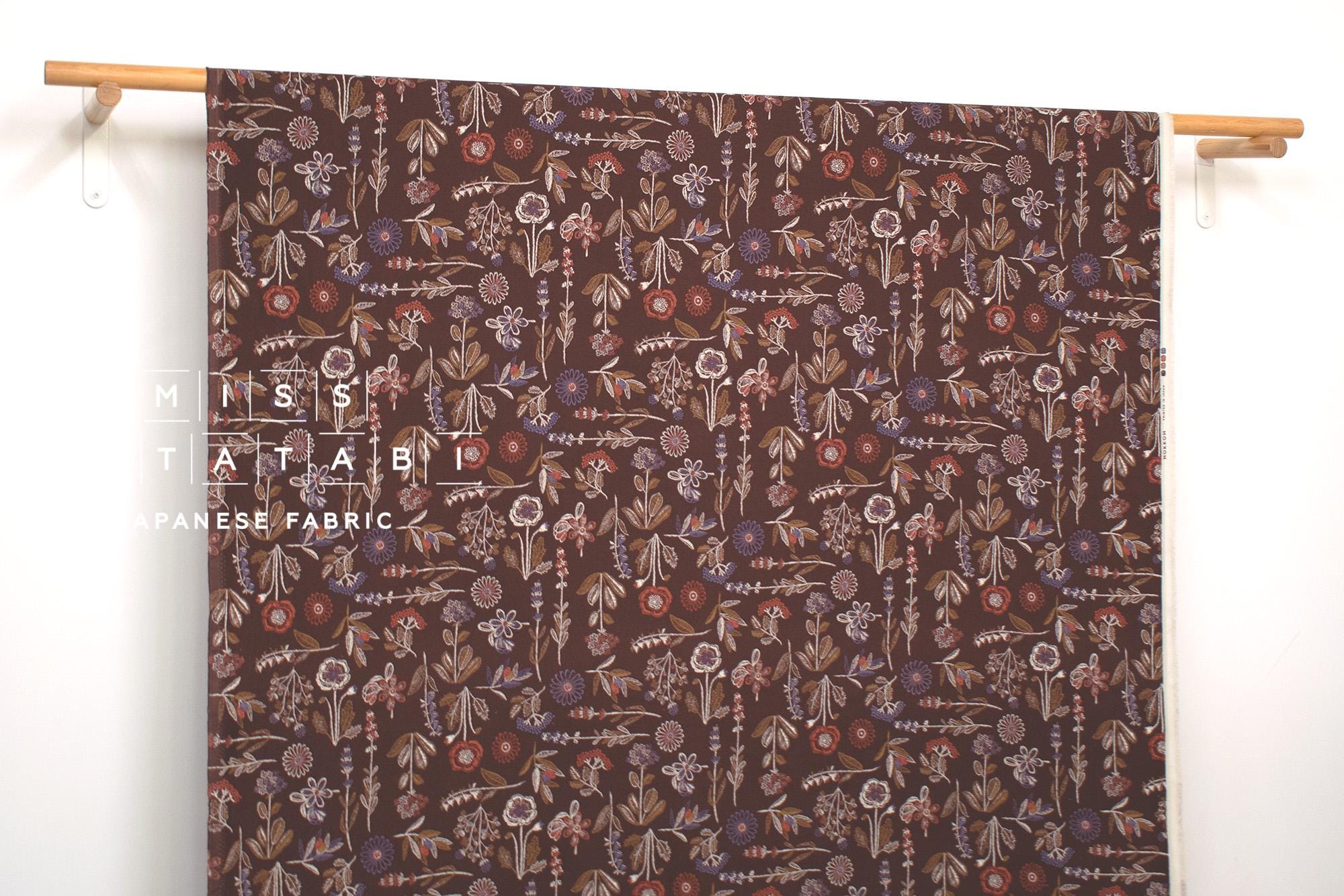 Japanese Fabric Corduroy Madoka - D - 50cm