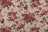 DEADSTOCK Japanese Fabric Vintage Floral Dobby - A - 50cm