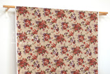 DEADSTOCK Japanese Fabric Vintage Floral Dobby - A - 50cm