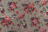 DEADSTOCK Japanese Fabric Vintage Floral Dobby - B - 50cm