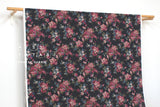 DEADSTOCK Japanese Fabric Vintage Floral Dobby - C - 50cm