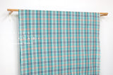 DEADSTOCK Japanese Fabric Madras Check Cotton - B - 50cm