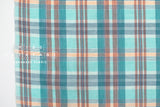 DEADSTOCK Japanese Fabric Madras Check Cotton - B - 50cm