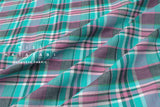 DEADSTOCK Japanese Fabric Madras Check Cotton - C - 50cm