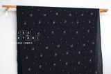 Japanese Fabric Embroidered Cotton - A3 dark navy - 50cm