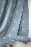 Japanese Fabric Embroidered Linen Blend II - B2 - 50cm