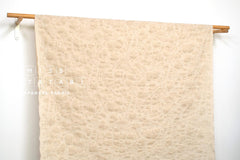 Japanese Fabric Cotton Linen Ripple Petals - natural beige - 50cm